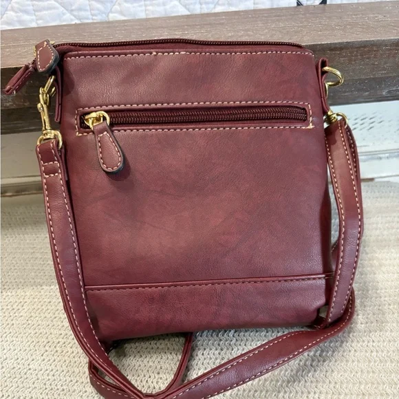 Stone & Co. Wine Crossbody Bag - Picture 2 of 5